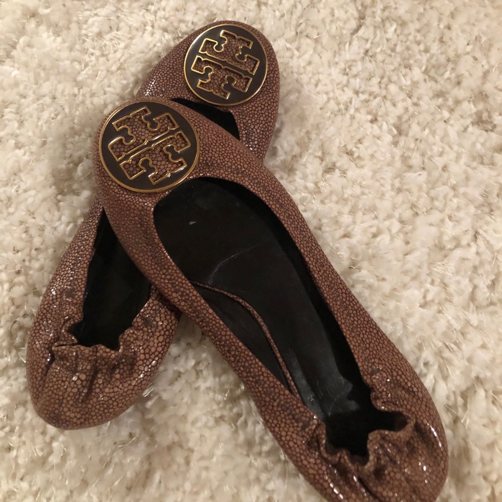 Tory Burch brown flats